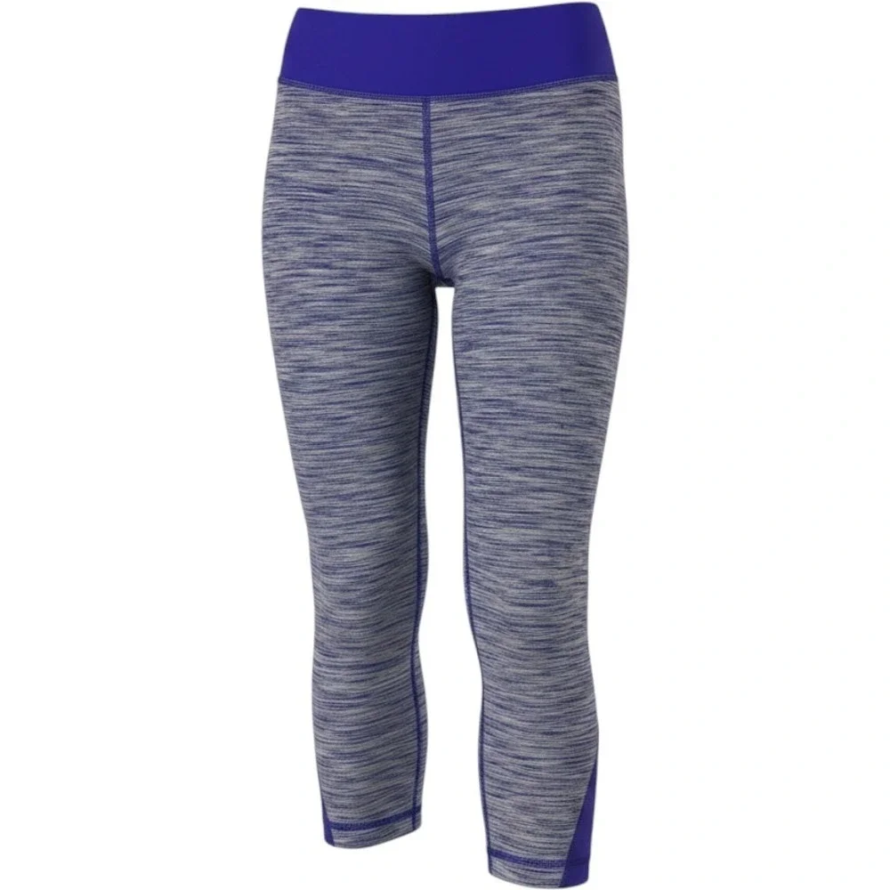 Lululemon Women's Size 6 Run Inspire Crop II Bruised Berry Wee‎ Leggings EUC